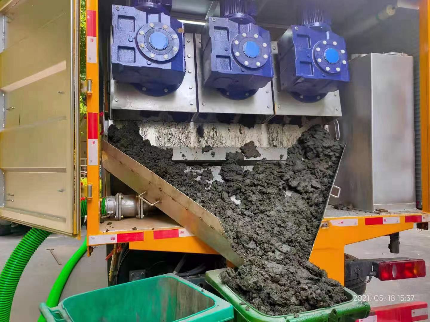 蔚县化粪池清掏城市维护站-泥浆净化干湿分离处理